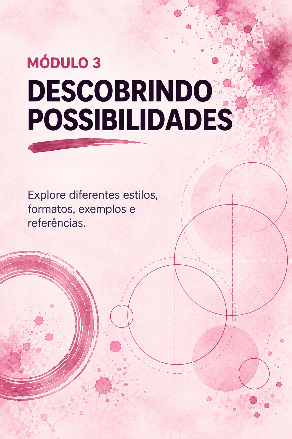Capa do Módulo 3 — Descobrindo possibilidades